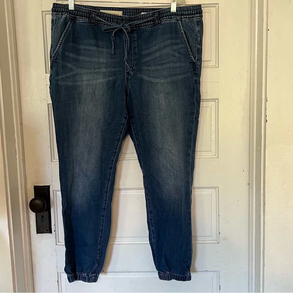 Pilcro & The Letter Press Women's Joggers Denim Medium Washed Anthropologie